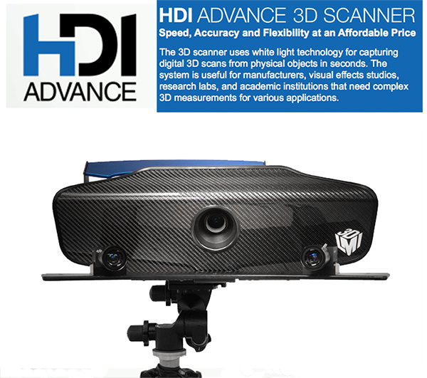 HDI Advance 3d Scanner